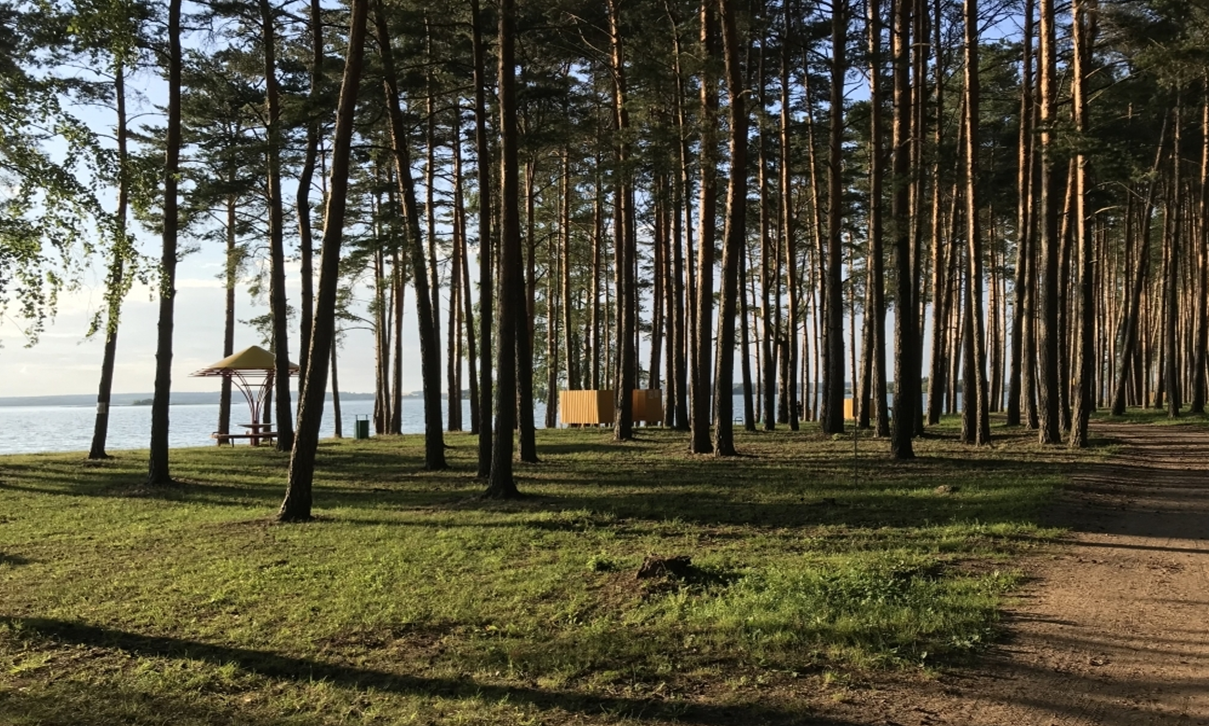 Beach No. 4 Zaslavskoye reservoir ("Minsk Sea")