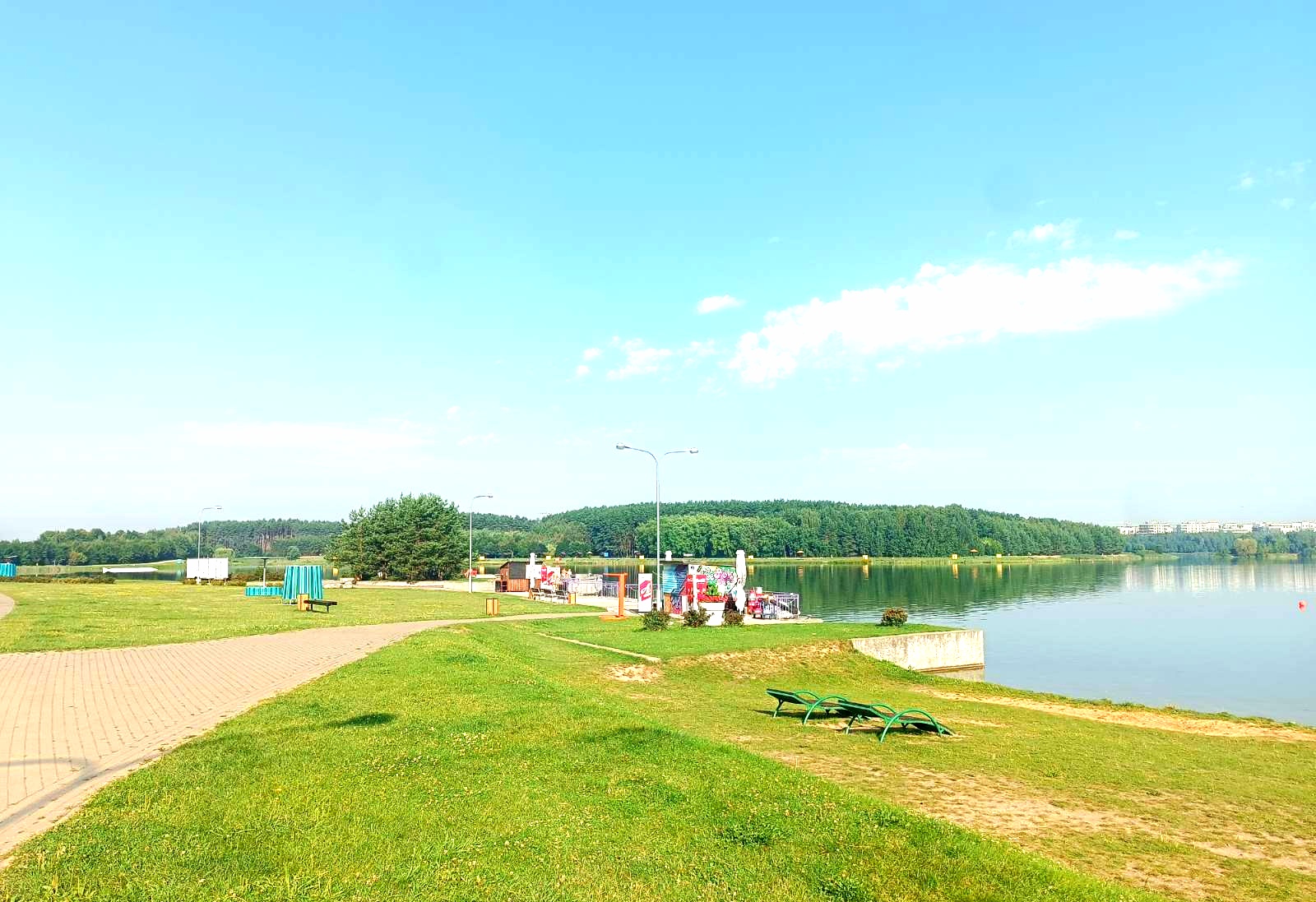 Beach No. 2 at Tsnyansky reservoir