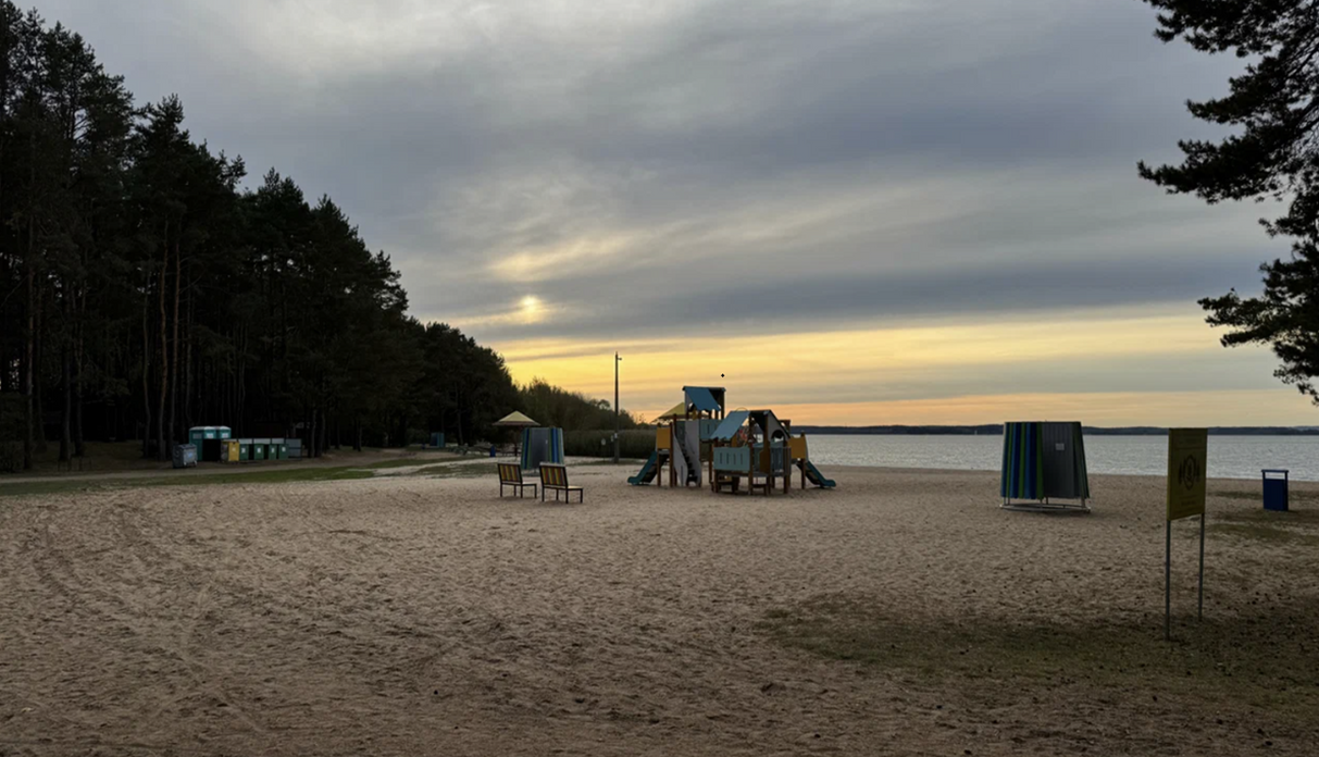 Beach No. 3 Zaslavskoye reservoir ("Minsk Sea")